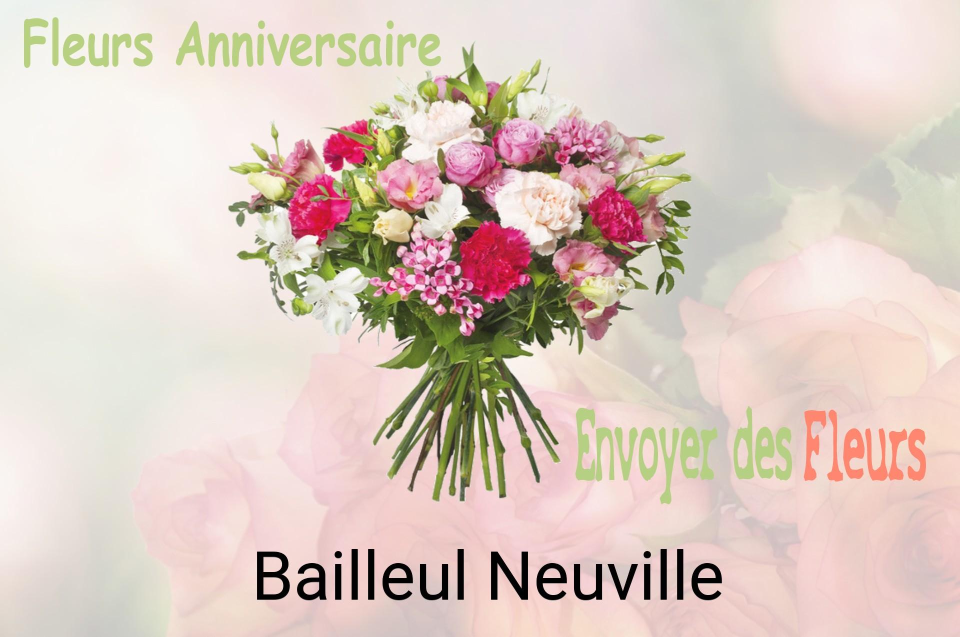 Bouquet de fleurs d’anniversaire livré à Bailleul-Neuville